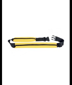 Marsupio slim in tessuto spandex elastico, con 2 tasche e cintura regolabile