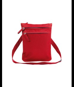 Borsello in poliestere 600D con 2 tasche e tracolla regolabile