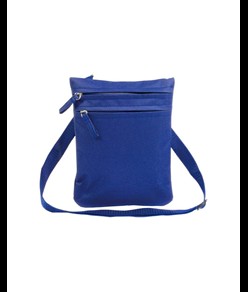 Borsello in poliestere 600D con 2 tasche e tracolla regolabile