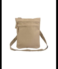 Borsello in poliestere 600D con 2 tasche e tracolla regolabile