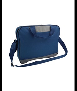 Cartella portadocumenti, con tracolla, maniglia e chiusura lampo