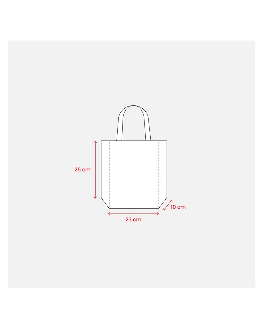 Shopper mini con soffietto in TNT 80 g/m2, manici corti Handle