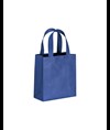 Shopper mini con soffietto in TNT 80 g/m2, manici corti Handle