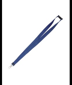 Nastro da collo con sgancio di sicurezza, sgancio portachiavi e moschettone