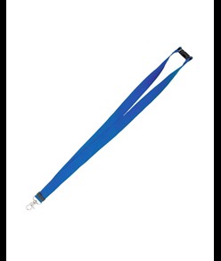 Nastro da collo con sgancio di sicurezza, sgancio portachiavi e moschettone