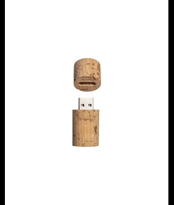 Chiavetta USB 4 Gb a forma di turacciolo in sughero. Possibilità di import su richiesta