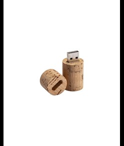 Chiavetta USB 4 Gb a forma di turacciolo in sughero. Possibilità di import su richiesta