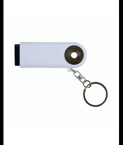 Portachiavi in plastica con gettone per carrello della spesa e luce a 2 led