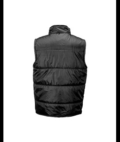 Gilet imbottito in poliestere foderato con 2 tasche