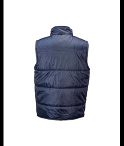 Gilet imbottito in poliestere foderato con 2 tasche