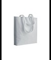 Shopper con soffietto in TNT 80 g/m2 termosaldato, manici lunghi Handle