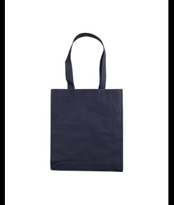 Shopper con soffietto in TNT 80 g/m2 termosaldato, manici lunghi Handle