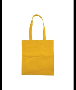 Shopper con soffietto in TNT 80 g/m2 termosaldato, manici lunghi Handle