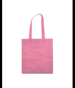 Shopper con soffietto in TNT 80 g/m2 termosaldato, manici lunghi Handle