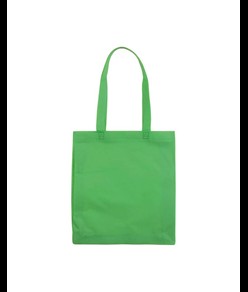 Shopper con soffietto in TNT 80 g/m2 termosaldato, manici lunghi Handle