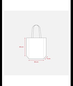 Shopper con soffietto in TNT 80 g/m2 termosaldato, manici lunghi Handle