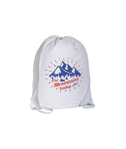 Zainetto in cotone 135 g/m2 con chiusura a strozzo Handle Zainetto in cotone 135 g/m2 con chiusura a strozzo Handle