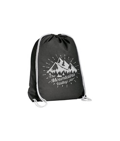 Zainetto in cotone 135 g/m2 con chiusura a strozzo Handle Zainetto in cotone 135 g/m2 con chiusura a strozzo Handle