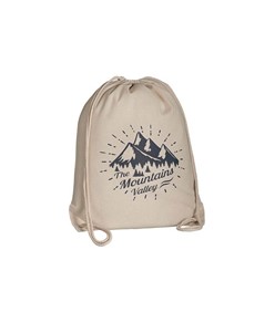 Zainetto in Cotone, colore Naturale Handle Zainetto in Cotone, colore Naturale Handle