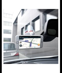 Porta smartphone in ABS con ventose