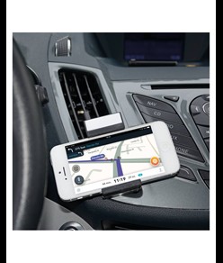 Supporto universale da auto per smartphone in plastica