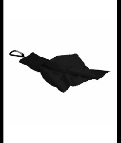 Portachiavi a moschettone con panno pulisci lenti/schermi in microfibra di poliestere