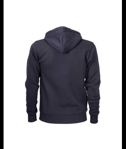 Felpa da uomo a zip intera, con cappuccio e 2 tasche frontali