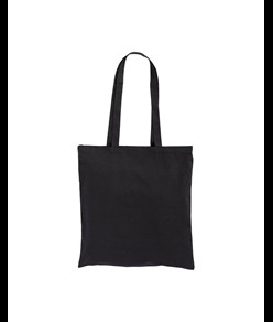 Shopper in cotone, manici lunghi Handle