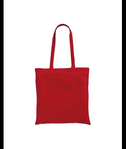 Shopper in cotone, manici lunghi Handle