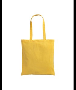 Shopper in cotone, manici lunghi Handle