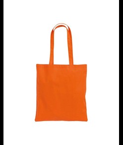 Shopper in cotone, manici lunghi Handle