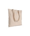 Shopper in cotone naturale, manici lunghi Handle