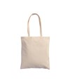 Shopper in cotone naturale, manici lunghi Handle