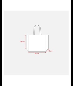 Shopper con soffietto colorato in poliestere 210D resistente al calore Handle