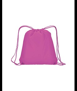 Zainetto fluo in poliestere 210 T con chiusura a strozzo e angoli rinforzati Handle