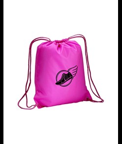 Zainetto fluo in poliestere 210 T con chiusura a strozzo e angoli rinforzati Handle