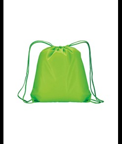 Zainetto fluo in poliestere 210 T con chiusura a strozzo e angoli rinforzati Handle