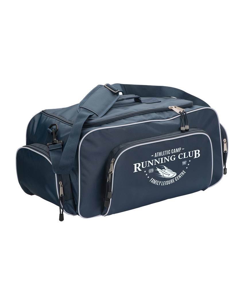 Borsone/zaino in poliestere 1680D con tracolla regolabile,2 scomparti e tasca porta scarpe