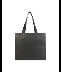 Shopper in TNT laminato, manici lunghi e soffietto Handle