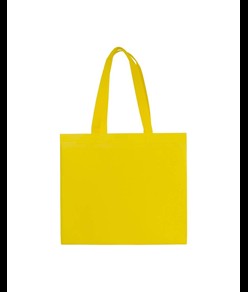 Shopper in TNT laminato, manici lunghi e soffietto Handle