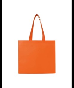 Shopper in TNT laminato, manici lunghi e soffietto Handle
