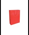 Shopper con soffietto in carta laminata opaca 157 g/m2 con rinforzo alla base Handle