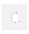 Shopper con soffietto in carta laminata opaca 157 g/m2 con rinforzo alla base Handle Shopper con soffietto in carta laminata opaca 157 g/m2 con rinforzo alla base Handle