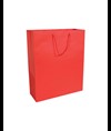 Shopper con soffietto in carta laminata opaca 157 g/m2 con rinforzo alla base Handle