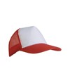 Cappellino in poliestere, 5 pannelli con calotta a rete Cappellino in poliestere, 5 pannelli con calotta a rete