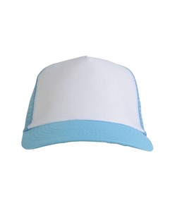 Cappellino in poliestere, 5 pannelli con calotta a rete Cappellino in poliestere, 5 pannelli con calotta a rete