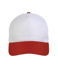 Cappellino in poliestere, 5 pannelli, regolazione a velcro Cappellino in poliestere, 5 pannelli, regolazione a velcro