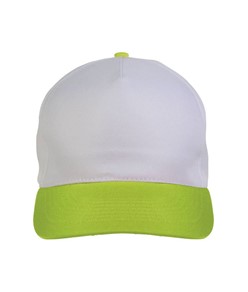 Cappellino in poliestere, 5 pannelli, regolazione a velcro Cappellino in poliestere, 5 pannelli, regolazione a velcro