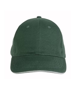 Cappellino in cotone pesante, 6 pannelli con visiera "sandwich" Cappellino in cotone pesante, 6 pannelli con visiera "sandwich"