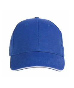 Cappellino in cotone pesante, 6 pannelli con visiera "sandwich" Cappellino in cotone pesante, 6 pannelli con visiera "sandwich"